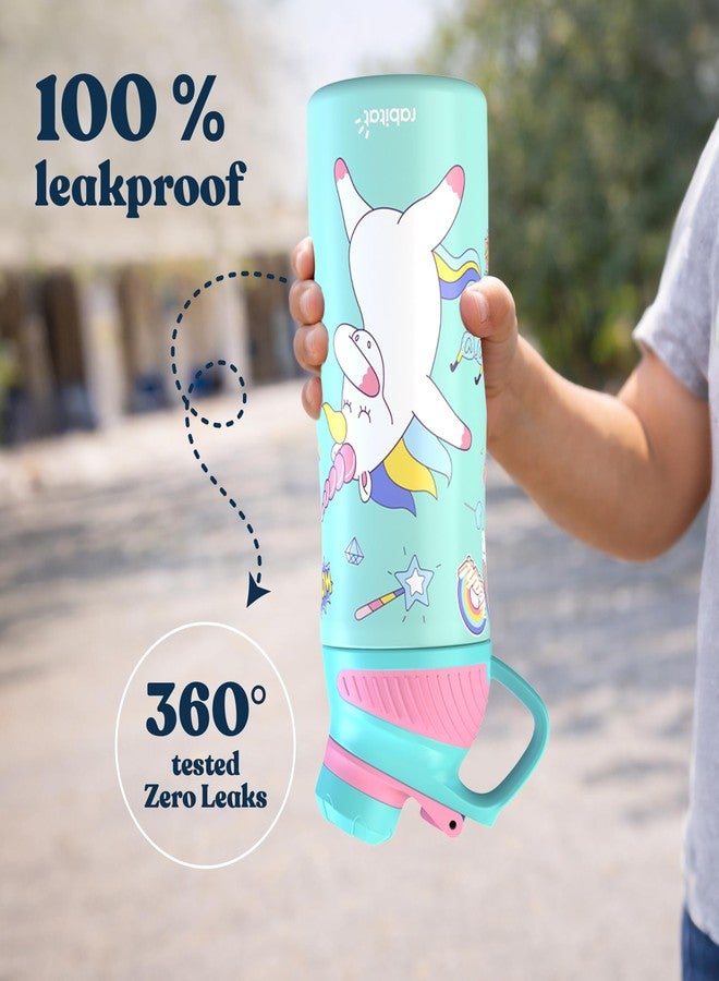Rabitat ZYLO Insulated Water Bottle for School Kids | Steel Water Bottle for Kids | Kids Water Bottle | 1+1 Year Brand Warranty | Hot & Cold Upto 24 Hours | Office, Gym, Outdoor 550ml Sizzle - Image 4